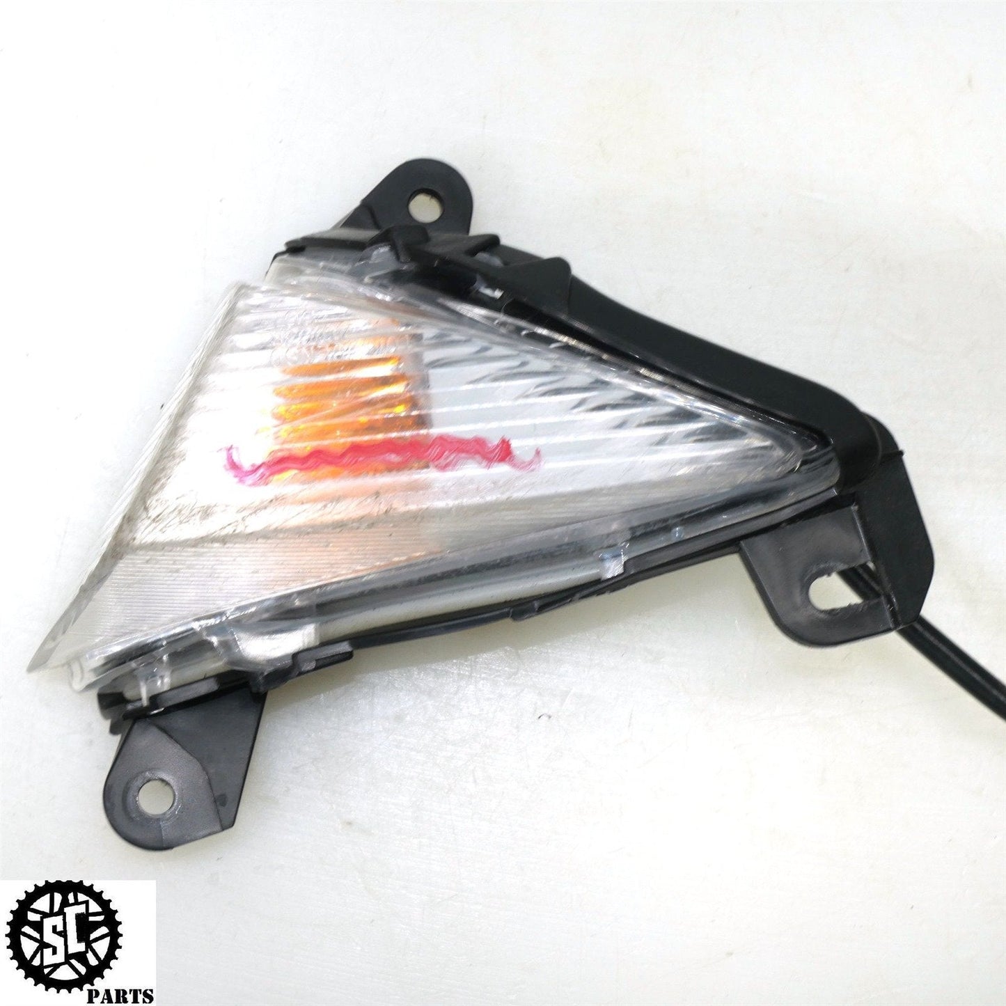 06 07 2008 - 2011 KAWASAKI ZX14 LEFT RIGHT FRONT TURN SIGNAL INDICATOR LIGHT K48 - SALVAGECYCLEPARTS