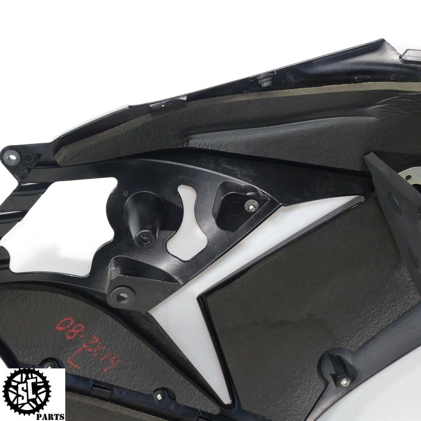 06 07 2008 - 2011 KAWASAKI ZX14 LEFT SIDE UPPER LOWER FAIRING K48 - SALVAGECYCLEPARTS