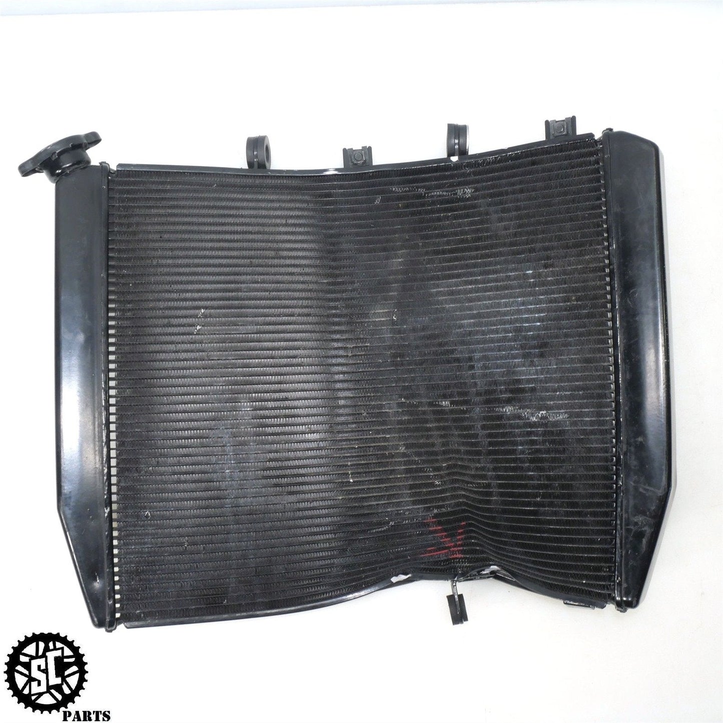 06 07 2008 - 2011 KAWASAKI ZX14 RADIATOR NO LEAKS K48 - SALVAGECYCLEPARTS