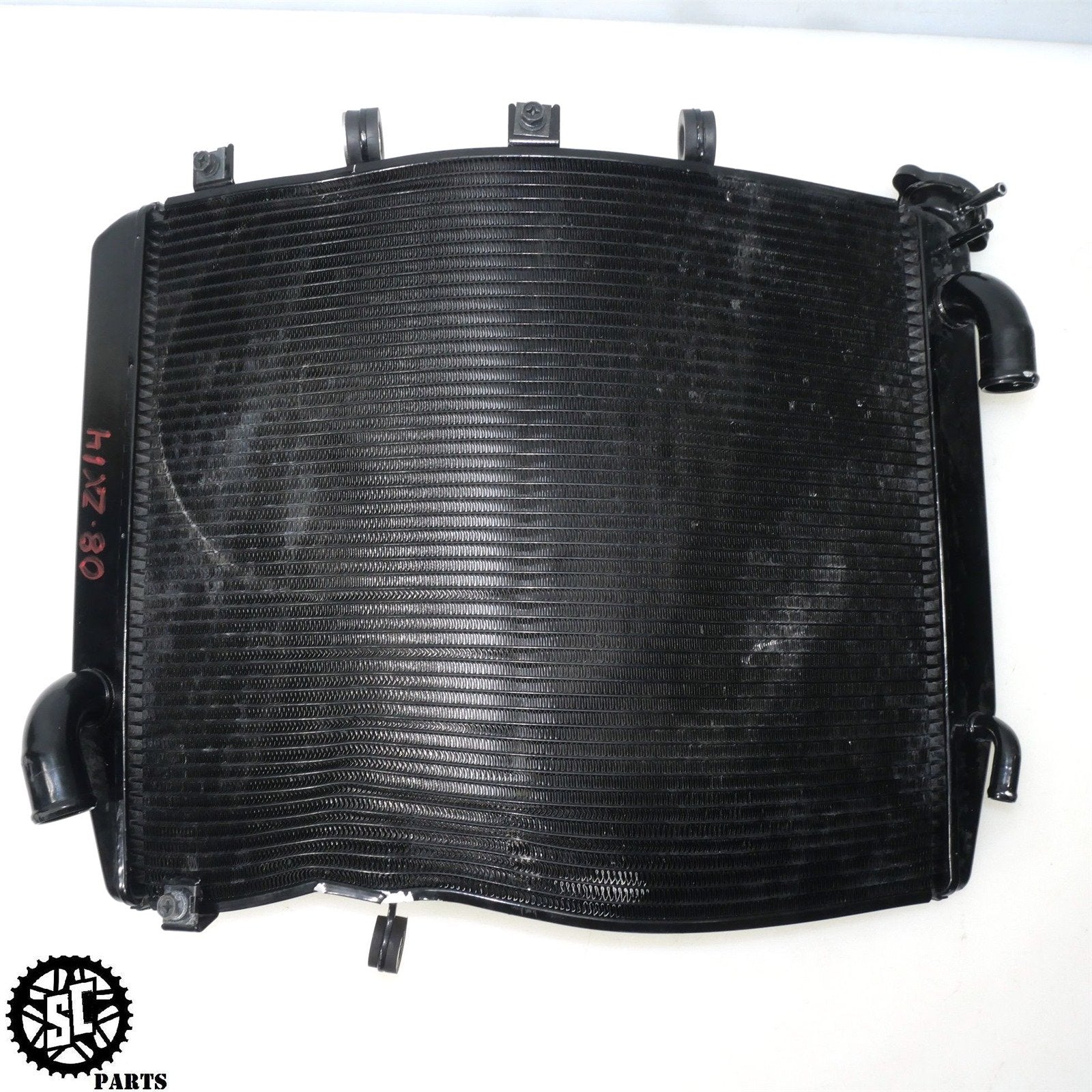 06 07 2008 - 2011 KAWASAKI ZX14 RADIATOR NO LEAKS K48 - SALVAGECYCLEPARTS