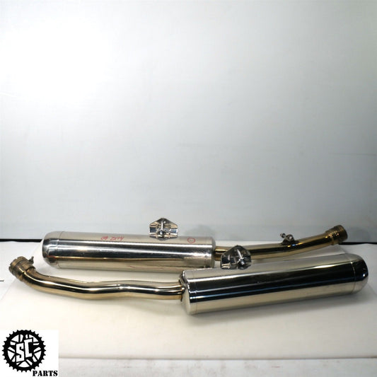 06 07 2008 - 2011 KAWASAKI ZX14 SLIP ON EXHAUST PIPE K48 - SALVAGECYCLEPARTS