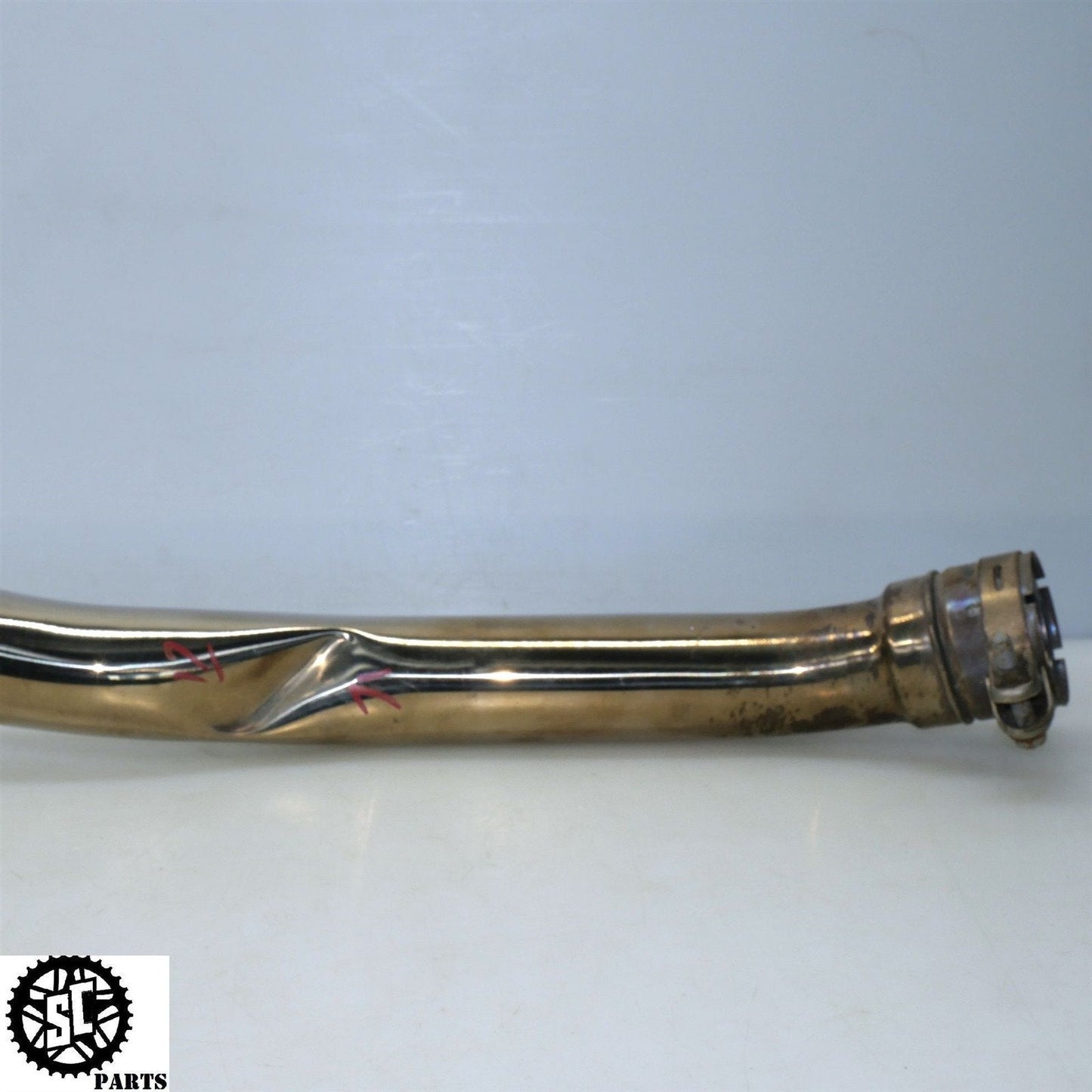 06 07 2008 - 2011 KAWASAKI ZX14 SLIP ON EXHAUST PIPE K48 - SALVAGECYCLEPARTS