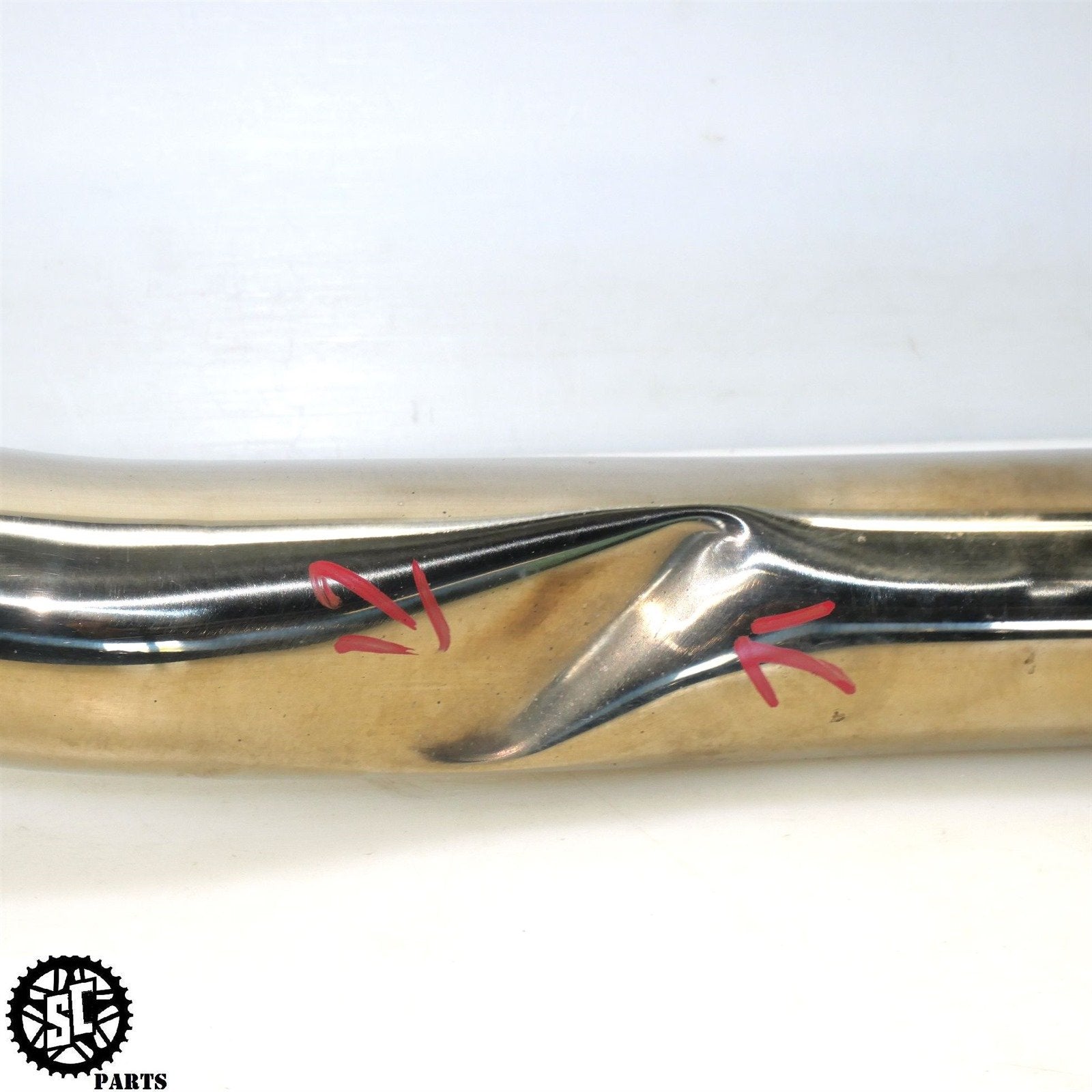 06 07 2008 - 2011 KAWASAKI ZX14 SLIP ON EXHAUST PIPE K48 - SALVAGECYCLEPARTS