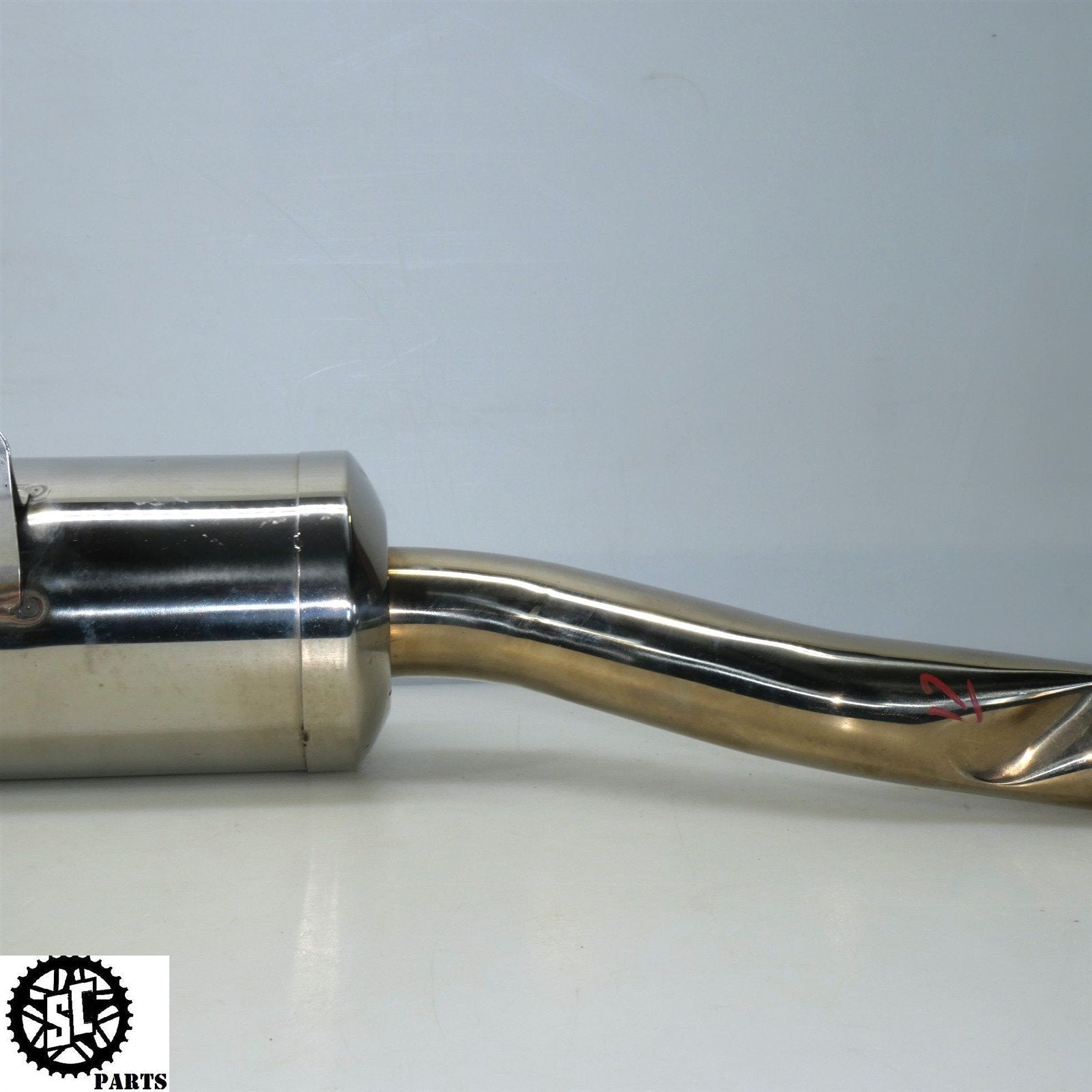 06 07 2008 - 2011 KAWASAKI ZX14 SLIP ON EXHAUST PIPE K48 - SALVAGECYCLEPARTS