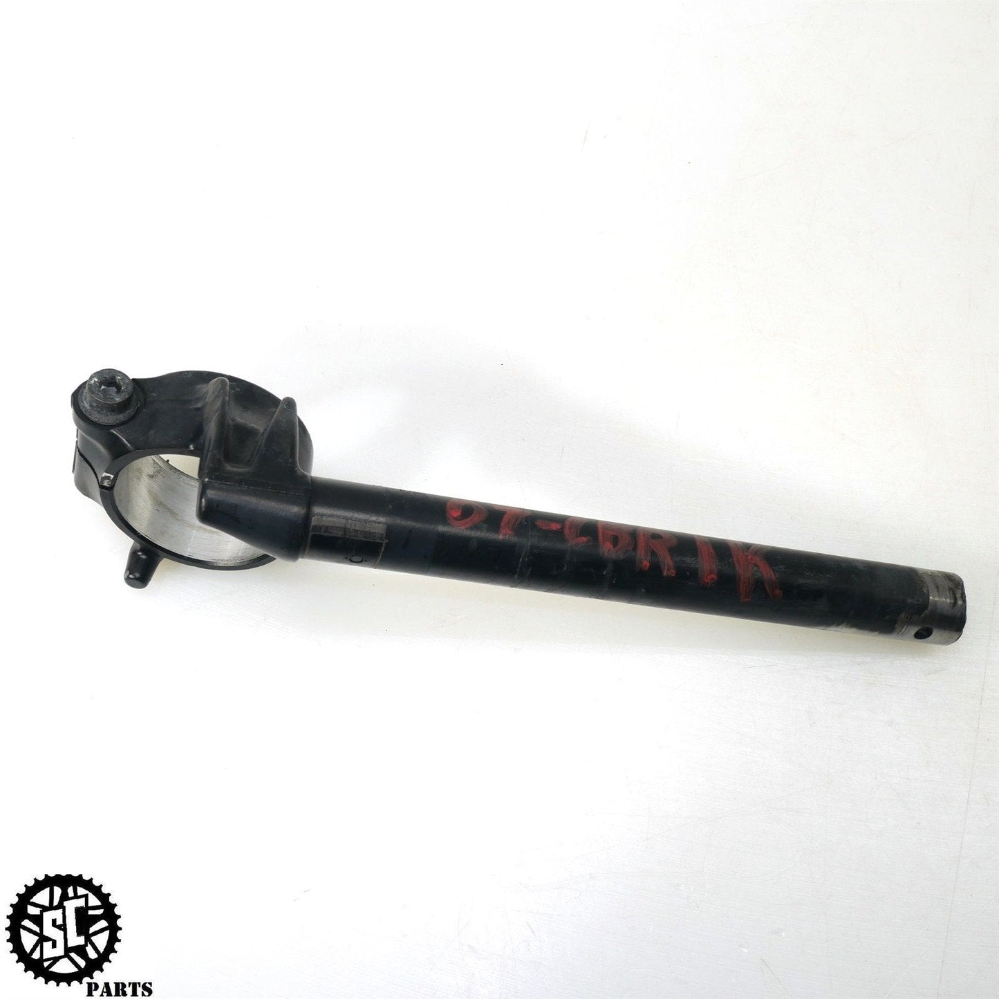 06 07 HONDA CBR1000R RIGHT CLIP ON HANDLEBAR H45 - SALVAGECYCLEPARTS
