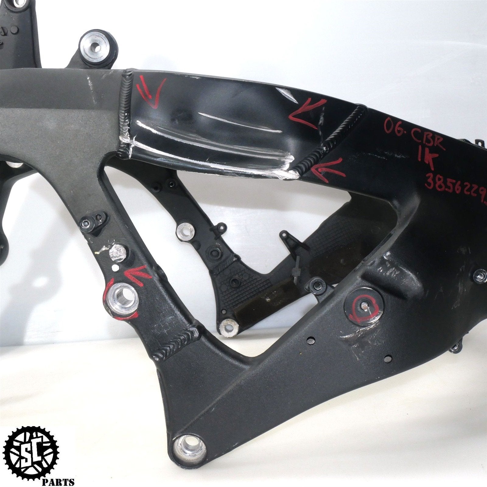 06 07 HONDA CBR1000RR FRAME CHASSIS *S* H32 - SALVAGECYCLEPARTS