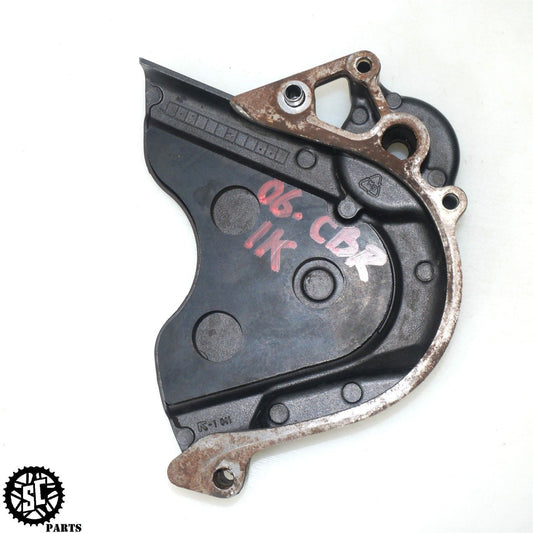 06 07 HONDA CBR1000RR FRONT SPROCKET COVER CASE CHAIN GUARD 11350 - MEL - D20 H32 - SALVAGECYCLEPARTS