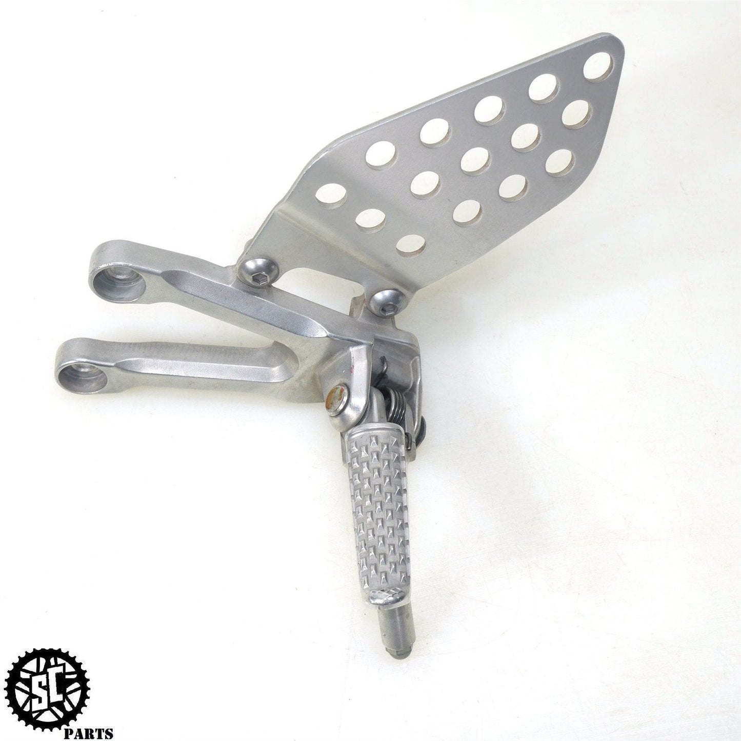 06 07 HONDA CBR1000RR LEFT REAR SET FRONT FOOT PEG H11 - SALVAGECYCLEPARTS