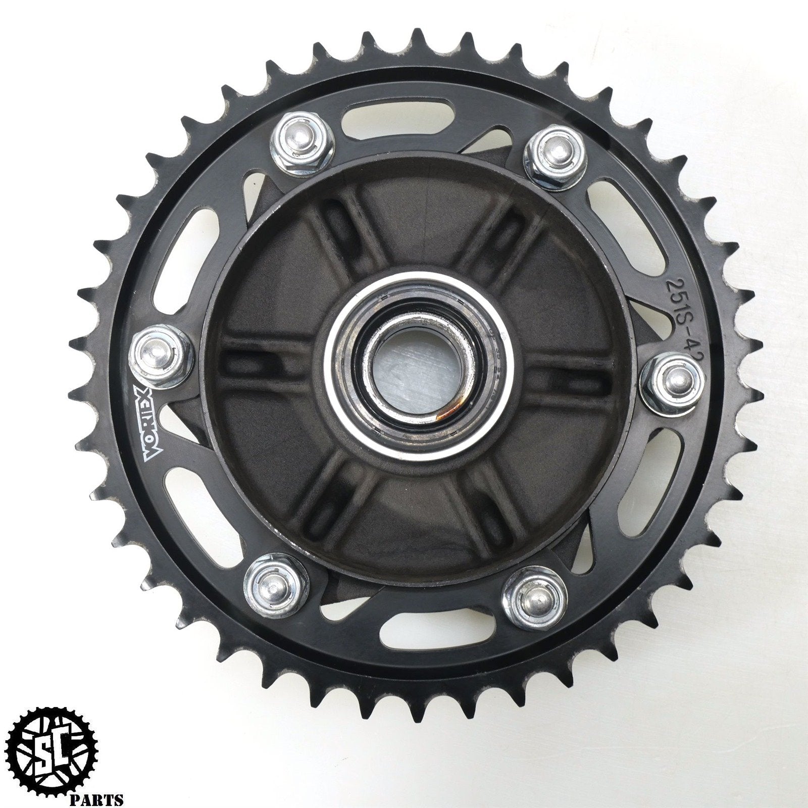 06 07 HONDA CBR1000RR REAR SPROCKET HUB VORTEX 42T 251S - 42 H45 - SALVAGECYCLEPARTS