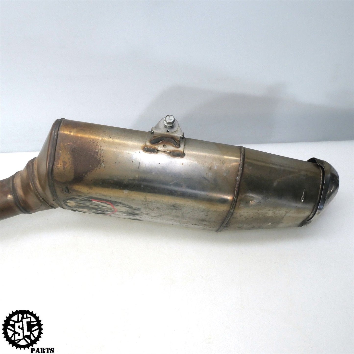 06 07 HONDA CBR1000RR SLIP ON EXHAUST MID PIPE H32 - SALVAGECYCLEPARTS