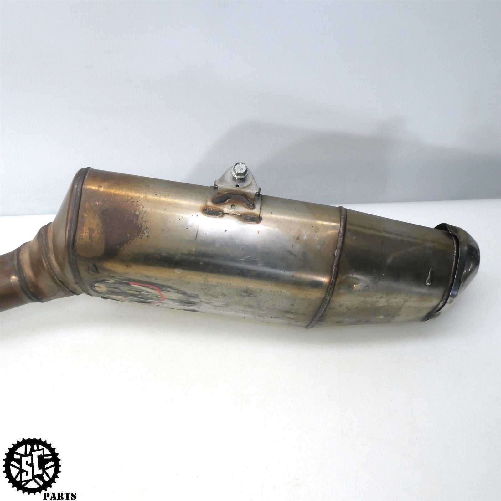06 07 HONDA CBR1000RR SLIP ON EXHAUST MID PIPE H32 - SALVAGECYCLEPARTS