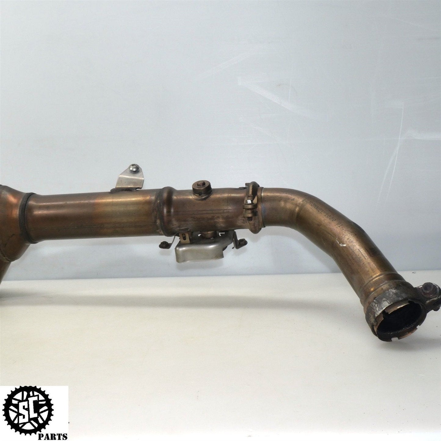 06 07 HONDA CBR1000RR SLIP ON EXHAUST MID PIPE H32 - SALVAGECYCLEPARTS