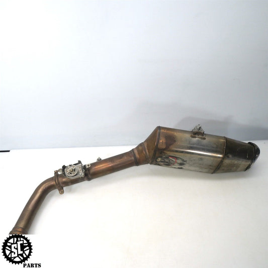 06 07 HONDA CBR1000RR SLIP ON EXHAUST MID PIPE H32 - SALVAGECYCLEPARTS