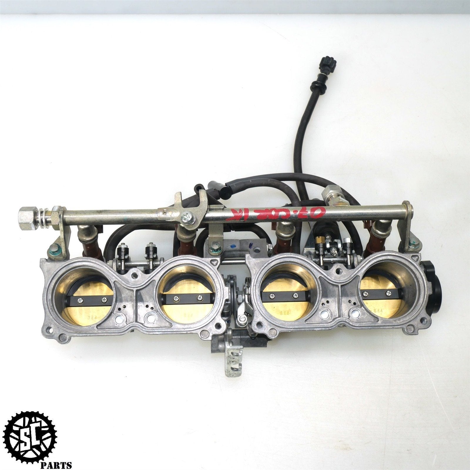06 07 HONDA CBR1000RR THROTTLE BODY 2K H45 - SALVAGECYCLEPARTS