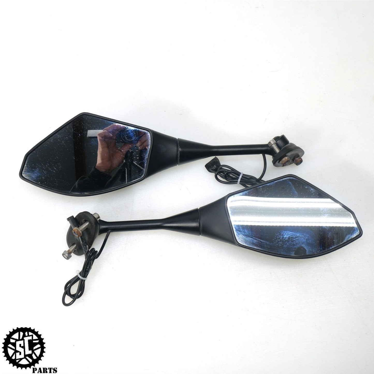 2006 2007 SUZUKI GSXR600 MIRRORS W BLINKER LED TURN SIGNAL S39