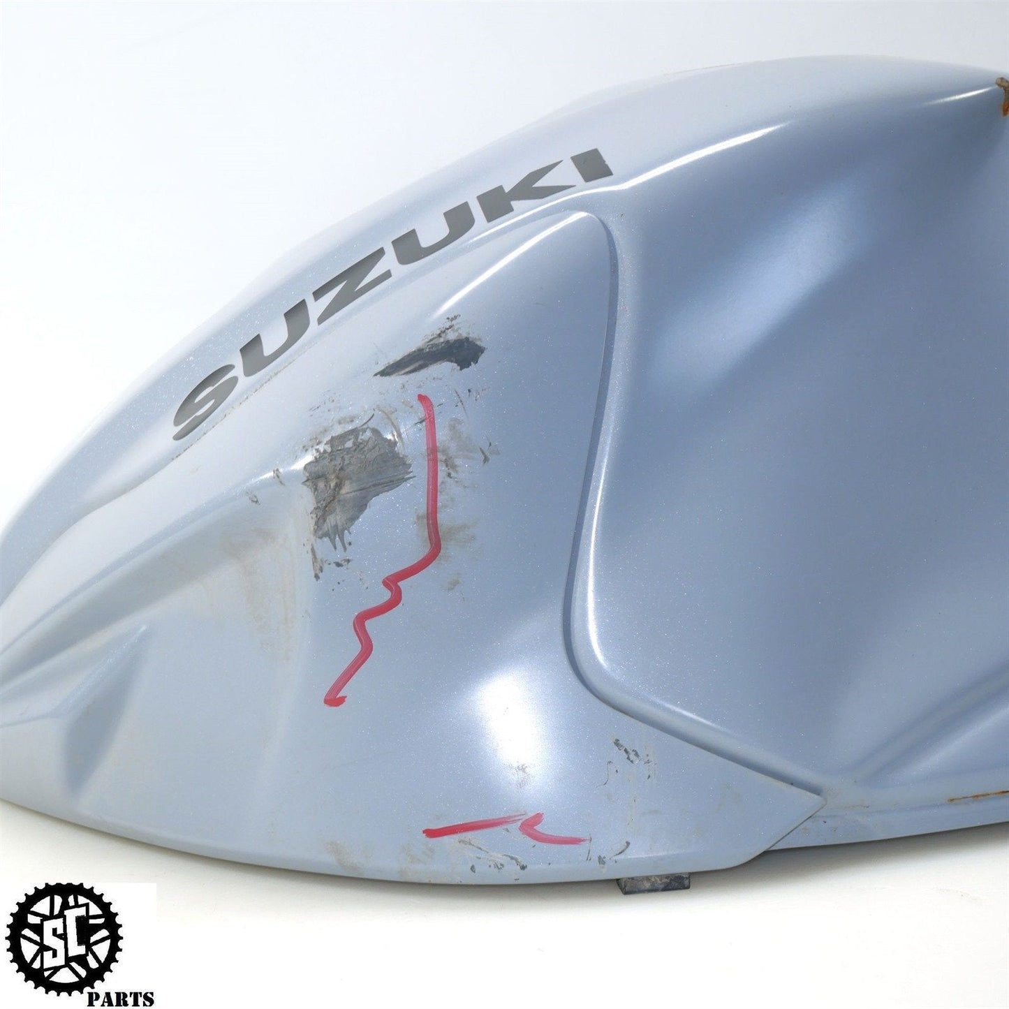 11-22 SUZUKI GSXR 600 750 GAS TANK GRAY S05