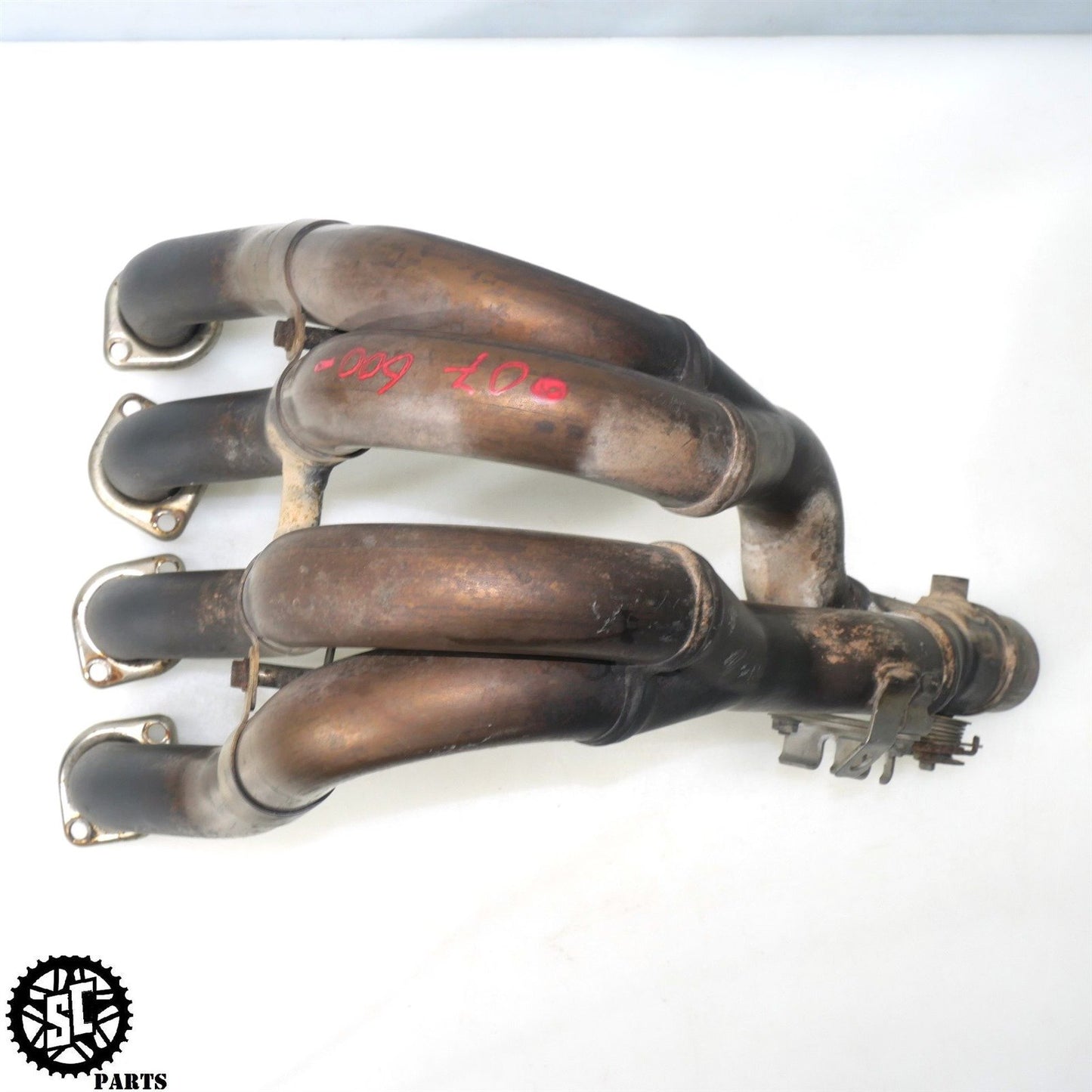 06 07 SUZUKI GSXR 600 EXHAUST HEADER PIPE S70