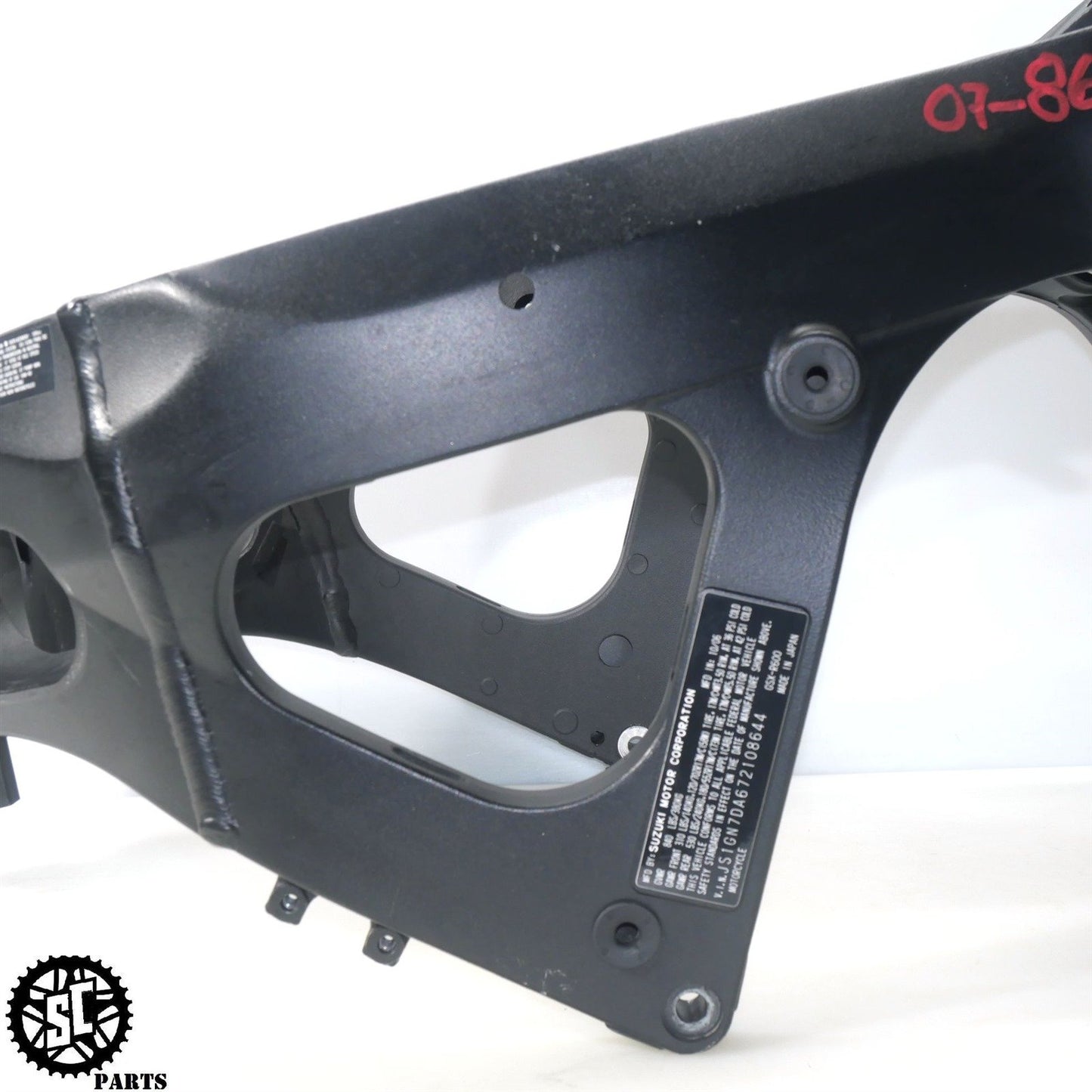 06 07 SUZUKI GSXR 600 FRAME CHASSIS NR BOS S70