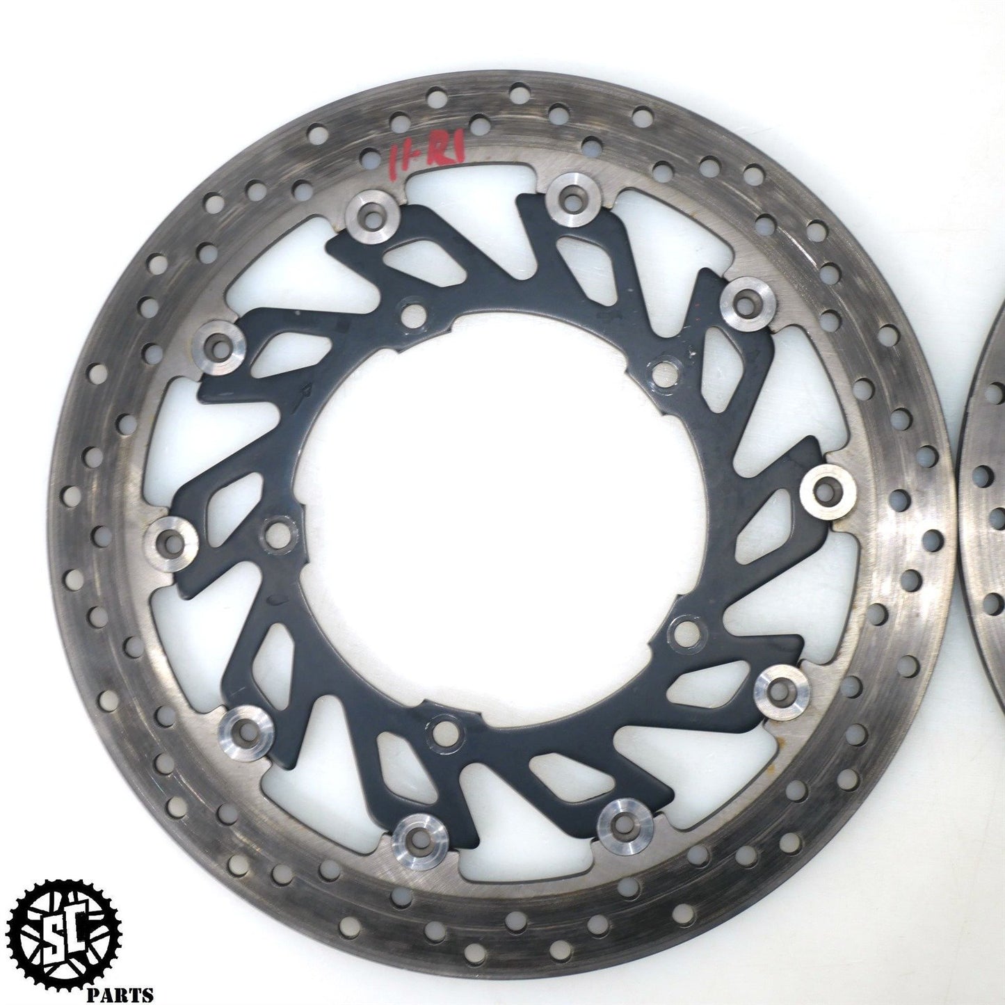 09-14 YAMAHA YZF R1 FRONT BRAKE DISC ROTORS Y39