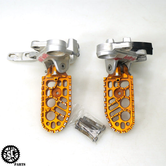 14-18 KTM 690 ENDURO R LEFT RIGHT REARSET BLACK DOG FOOT PEGS PLATFORM KT55