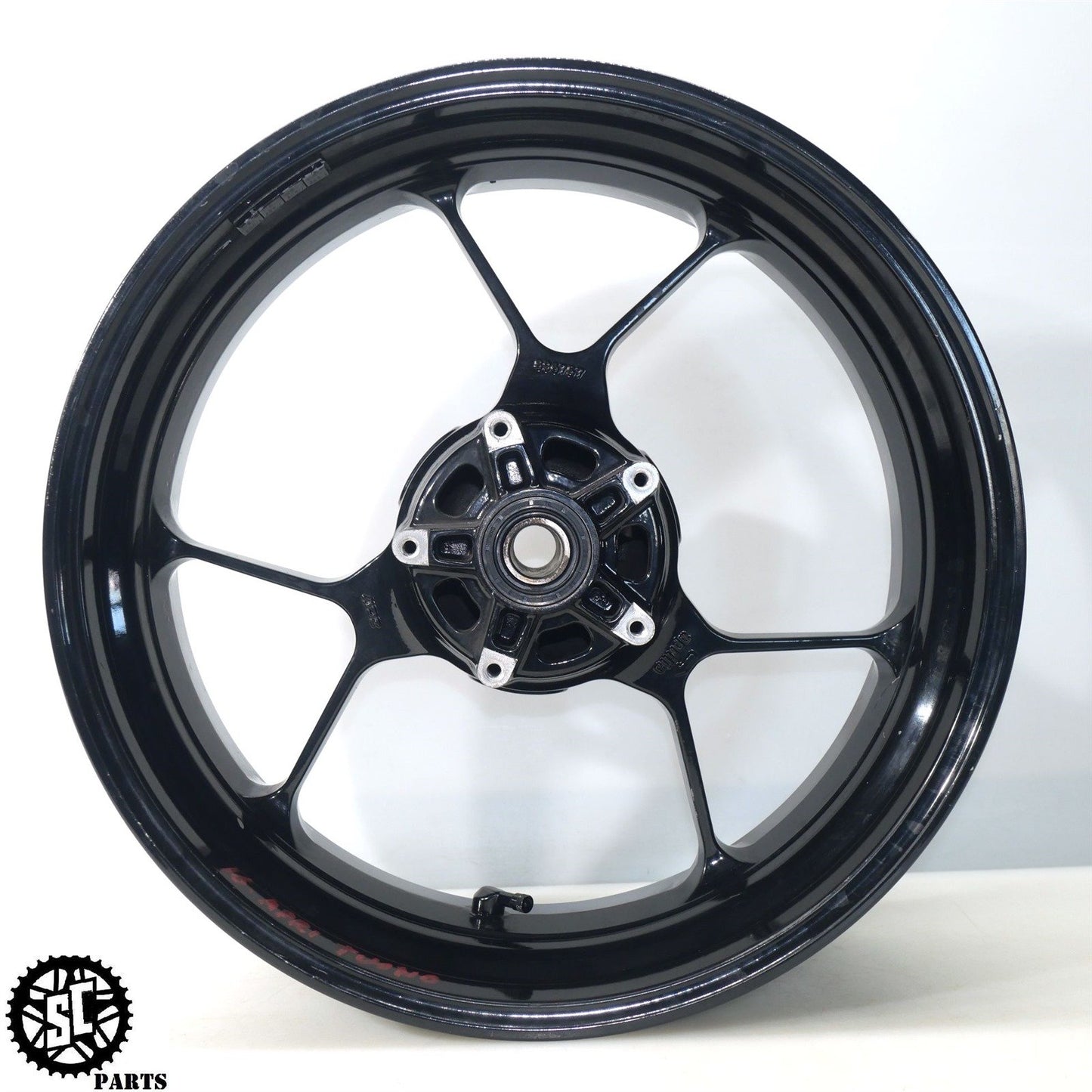 11-21 APRILIA TUONO V4 1100 REAR WHEEL RIM STRAIGHT A07