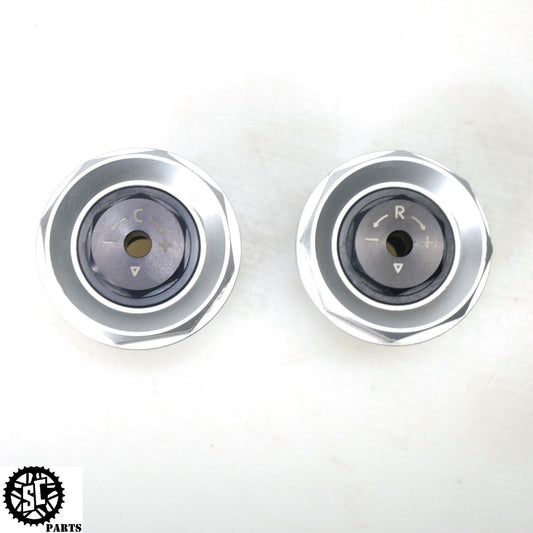 2022 MV AGUSTA BRUTALE 800RR FRONT FORK TUBES PRE LOAD ADJUSTER CAP A2