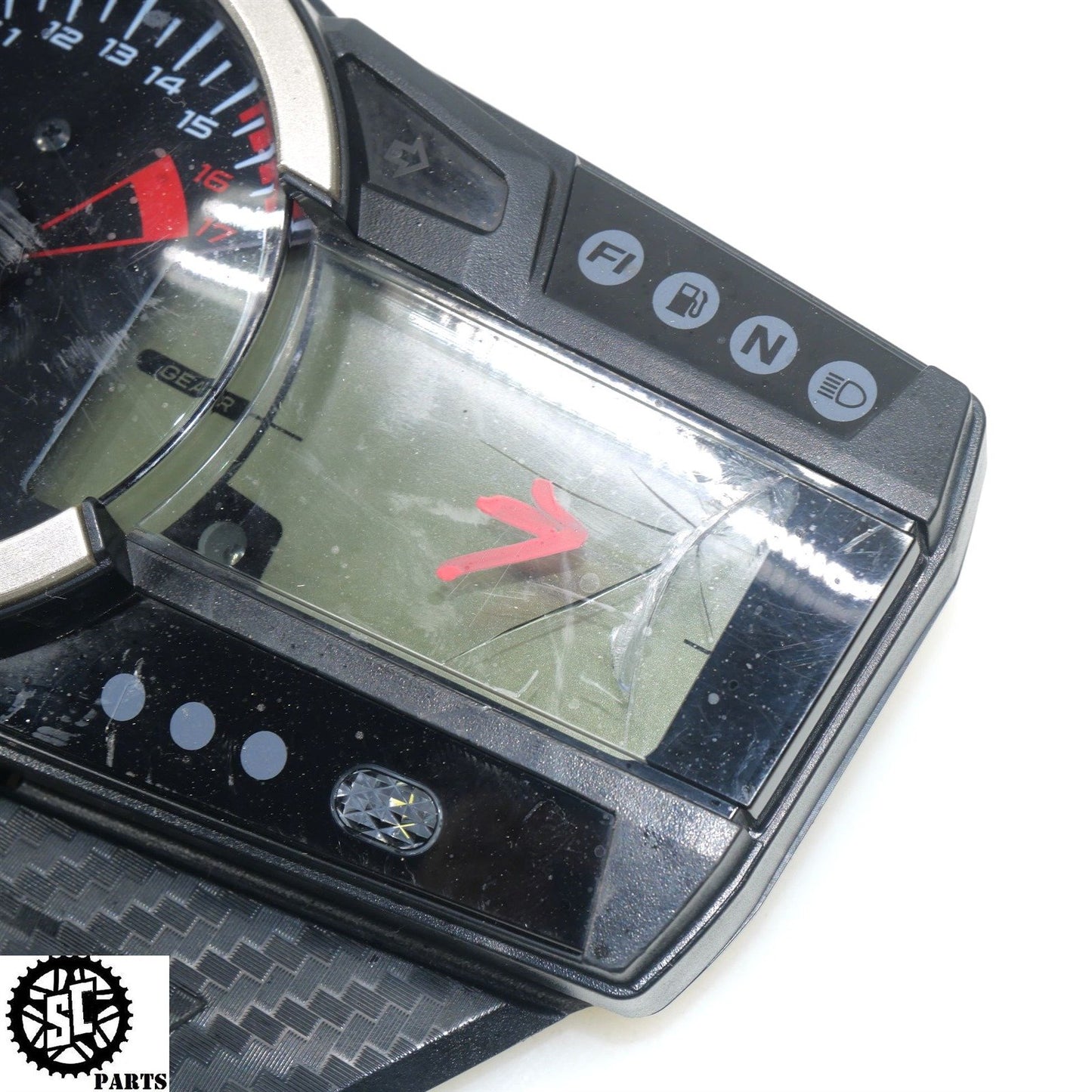 2014 SUZUKI GSXR 600 SPEEDOMETER GAUGE CLUSTER S36