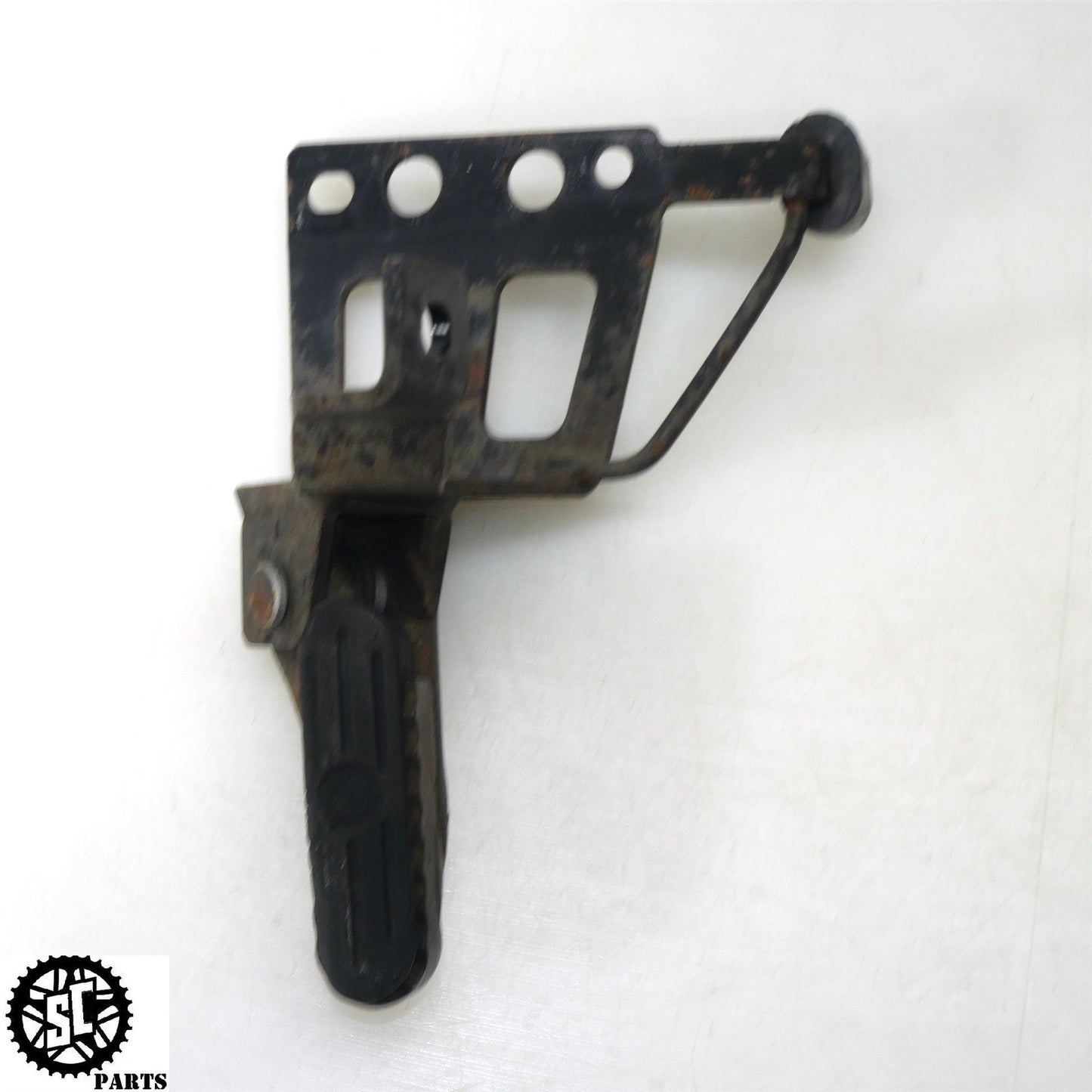 2001-2004 BMW F650GS LEFT REARSET FRONT FOOT PEG BRACKET B17