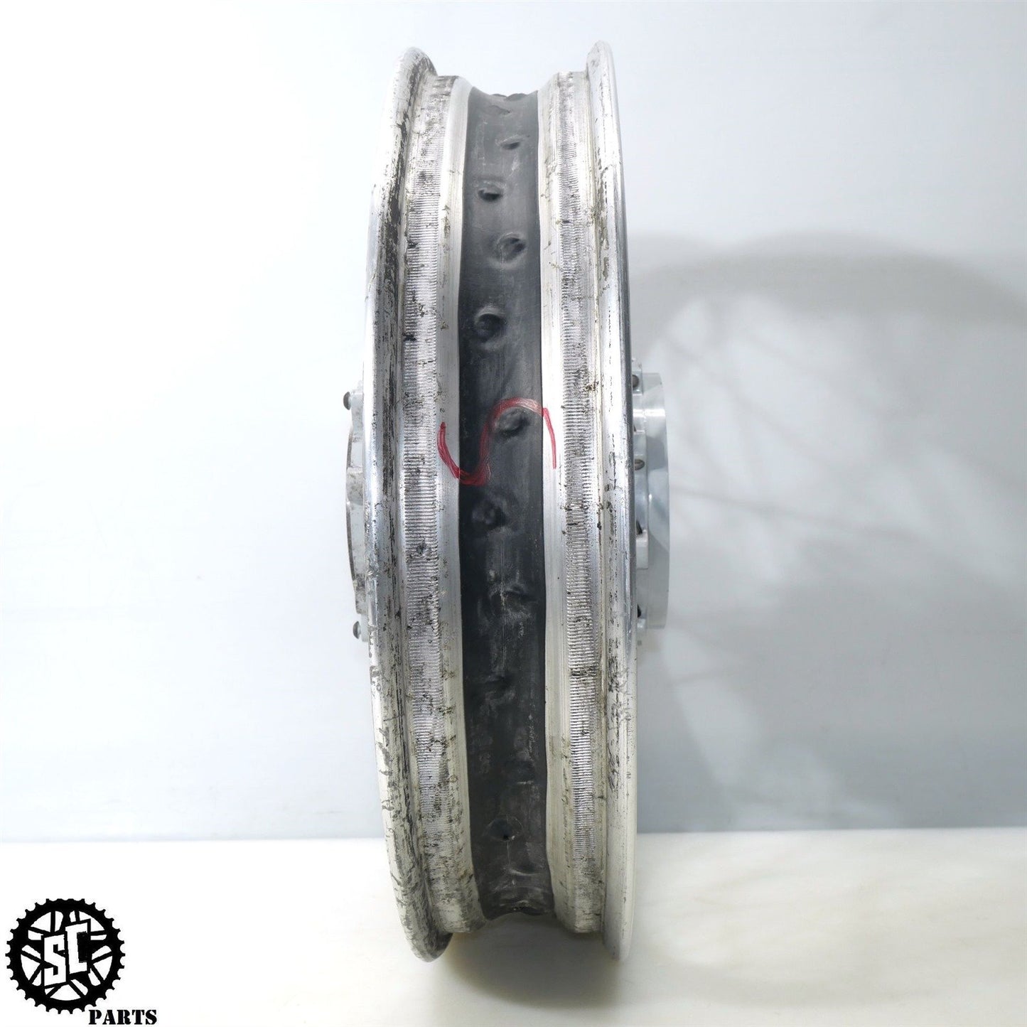 2001-2004 BMW F650GS REAR WHEEL RIM STRAIGHT B17