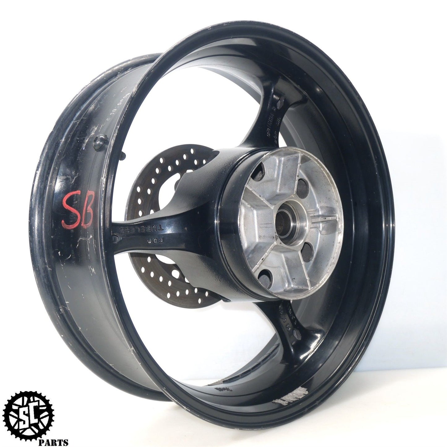 2007 SUZUKI GSXR 600 REAR WHEEL RIM SB S72