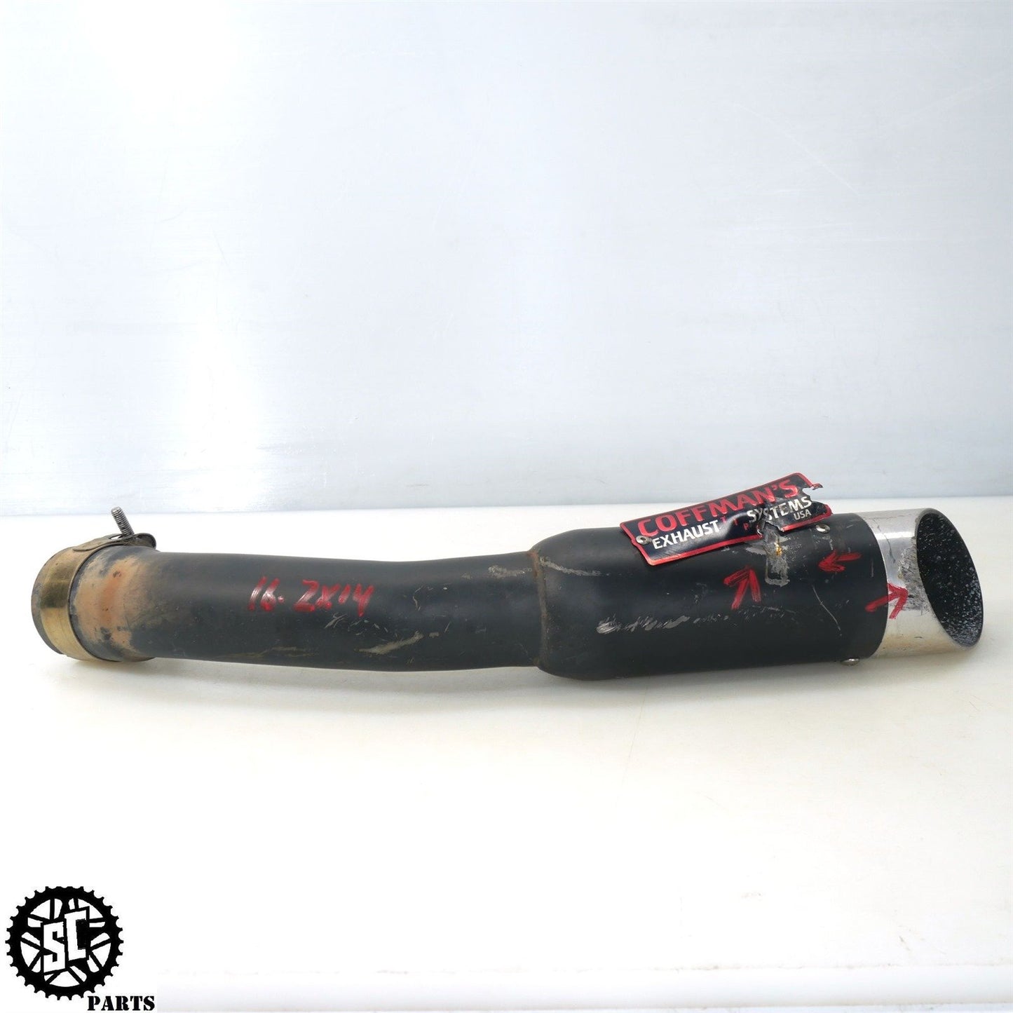 2016 KAWASAKI NINJA ZX14R ZX1400 COFFMAN'S EXHAUST PIPE SLIP ON K41