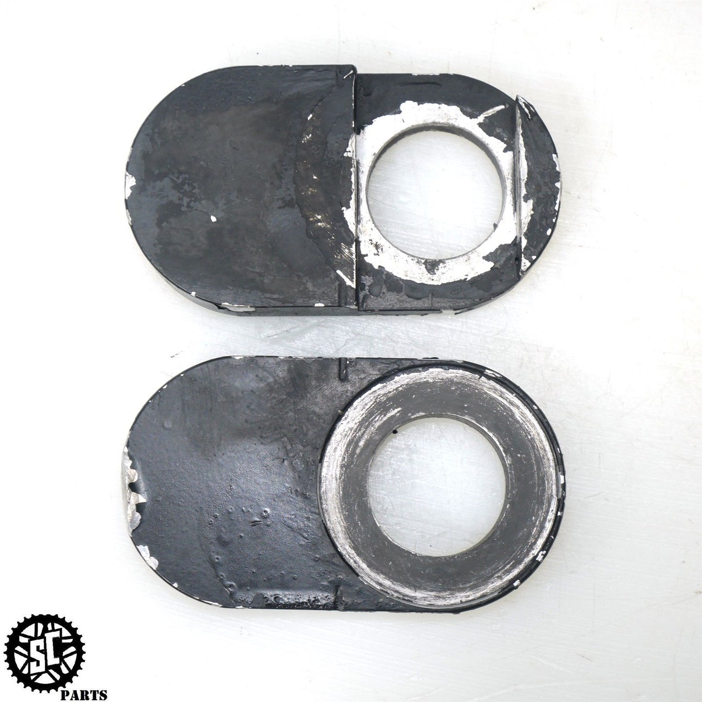 06 07 SUZUKI GSXR 600 750 REAR AXLE BLOCKS CHAIN ADJUSTER S37