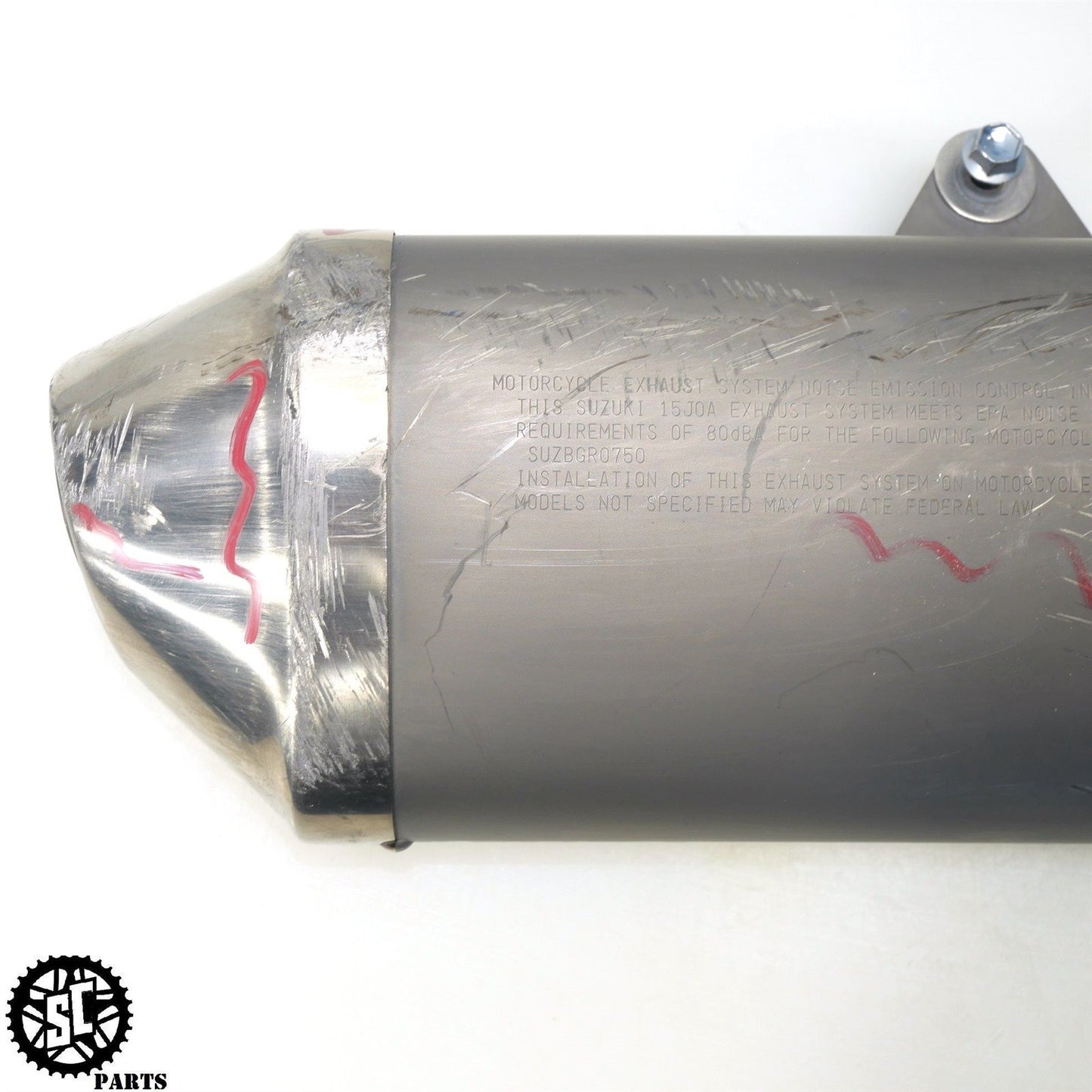 20-23 SUZUKI GSXR 600 750 SLIP ON EXHAUST MUFFLER S58