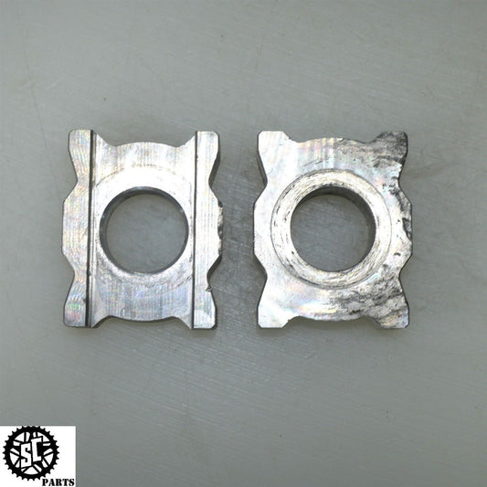 21-23 APRILIA RS660 REAR AXLE BLOCKS CHAIN ADJUSTER 2B006661 2B006662 A08