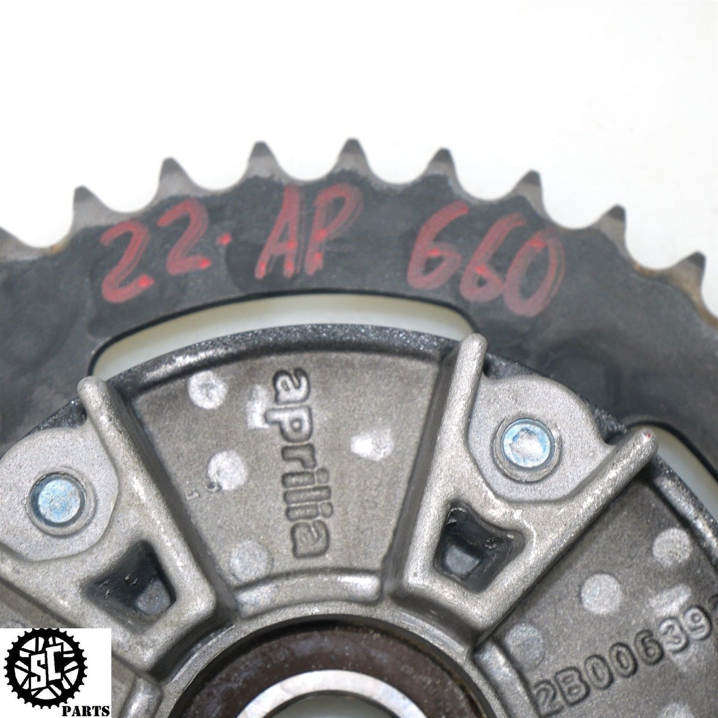 21-23 APRILIA RS660 REAR SPROCKET HUB 2B006393 A08