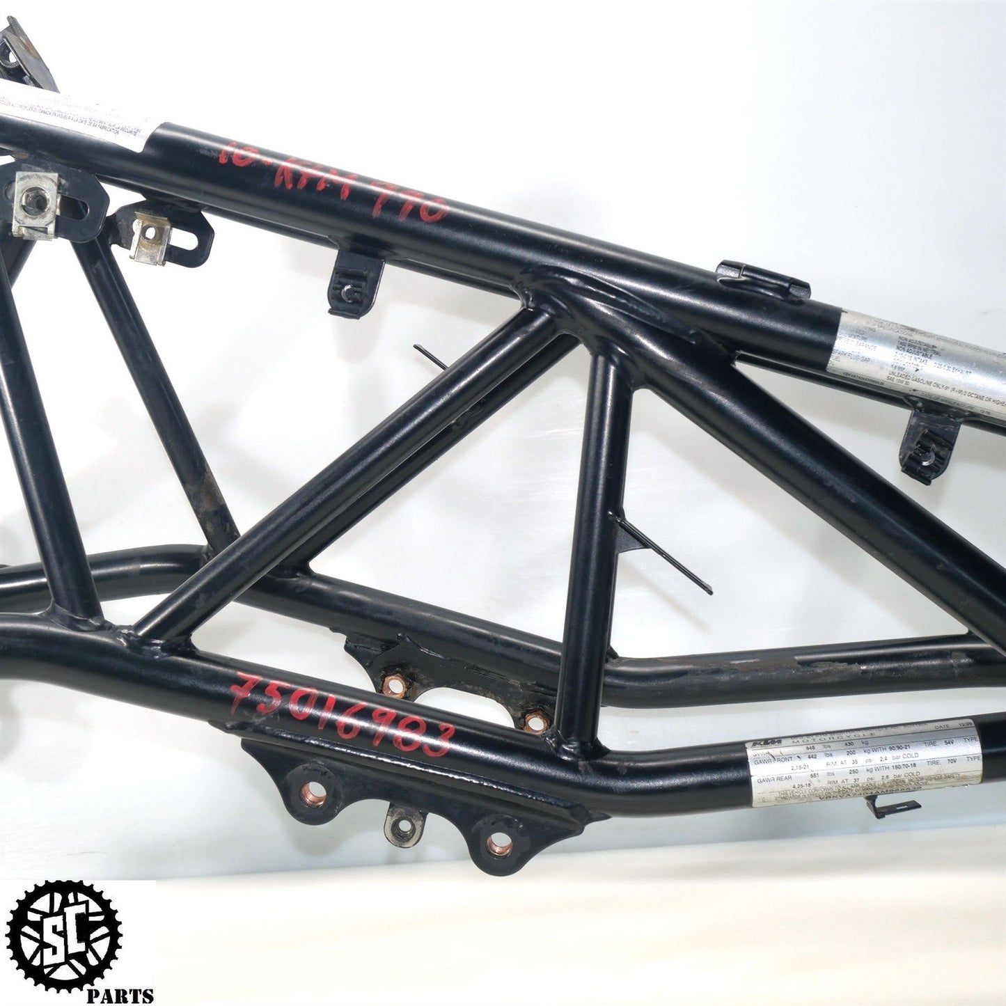 2010 KTM 990 ADVENTURE R FRAME CHASSIS *S* KT10