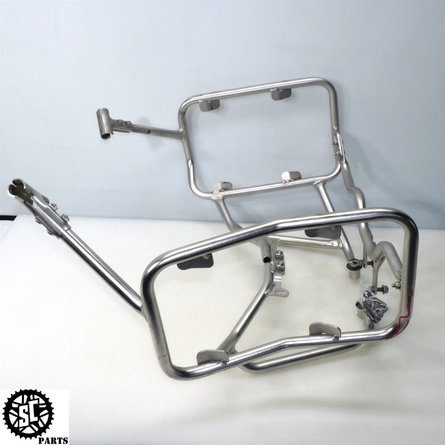 13-18 BMW F800GS PANNIER LUGGAGE RACK ALUMINIUM BRACKET 4654854391802 B26