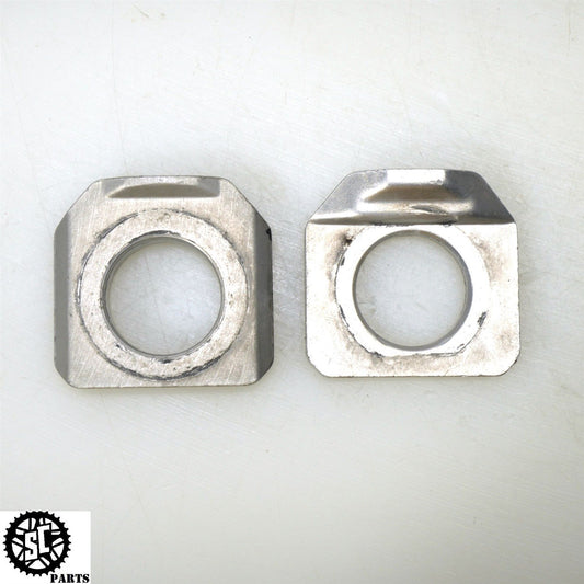 07 08 SUZUKI GSXR 1000 REAR AXLE BLOCKS CHAIN ADJUSTER S73