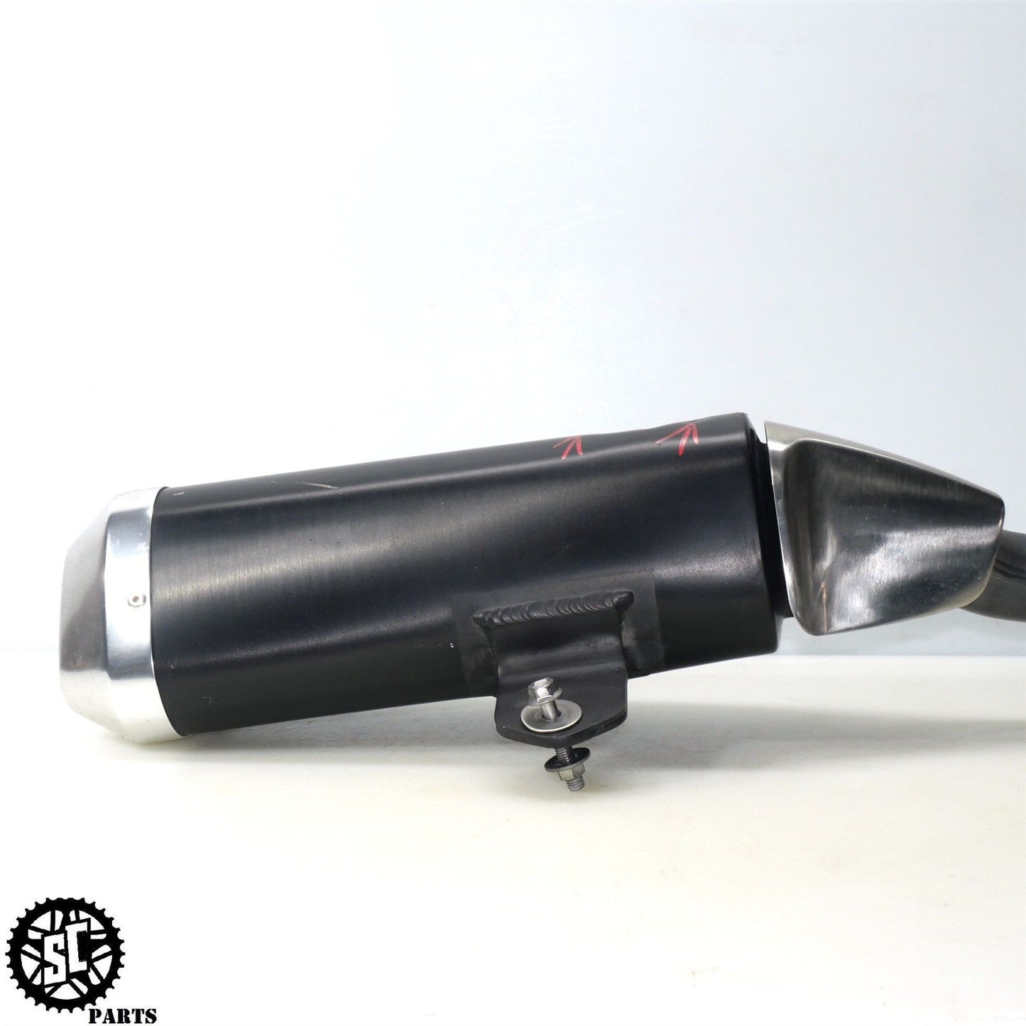 07 SUZUKI GSXR 1000 SLIP ON EXHAUST PIPE MUFFLER HEAT SHIELD S73