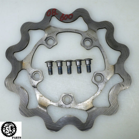 08 09 SUZUKI GSXR 600 GALFER WAVE REAR BRAKE ROTOR KBA61147 DF339W S45