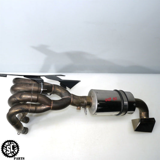 08 09 SUZUKI GSXR 600 GP1R Jardine FULL EXHAUST PIPE SYSTEM S45