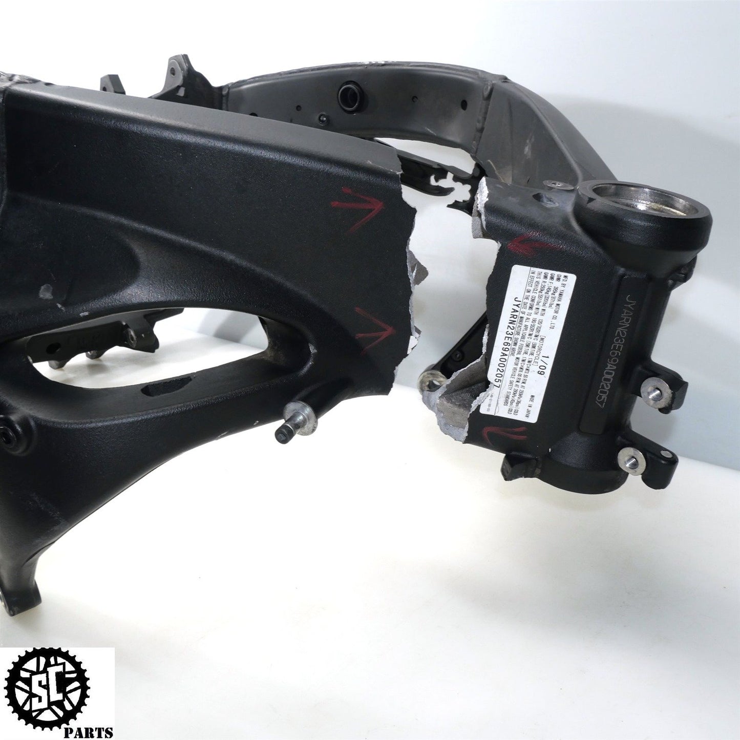 2009-2014 YAMAHA YZF R1 FRAME CHASSIS *S* Y42