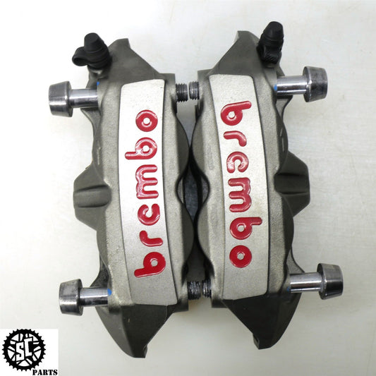 13-17 TRIUMPH DAYTONA 675 R FRONT BRAKE CALIPERS BREMBO T31