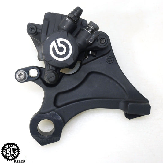 13-17 TRIUMPH DAYTONA 675 R REAR BRAKE CALIPER 2024900 BREMBO BRACKET T31