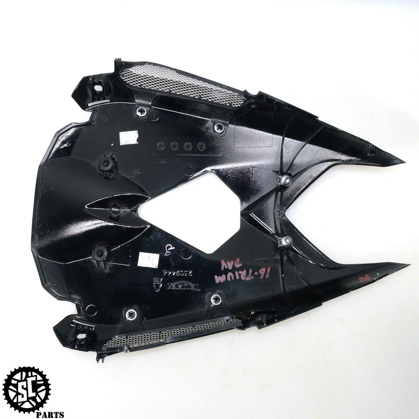 13-17 TRIUMPH DAYTONA 675 R REAR BACK UNDER TAIL LIGHT FAIRING T2309446 T31
