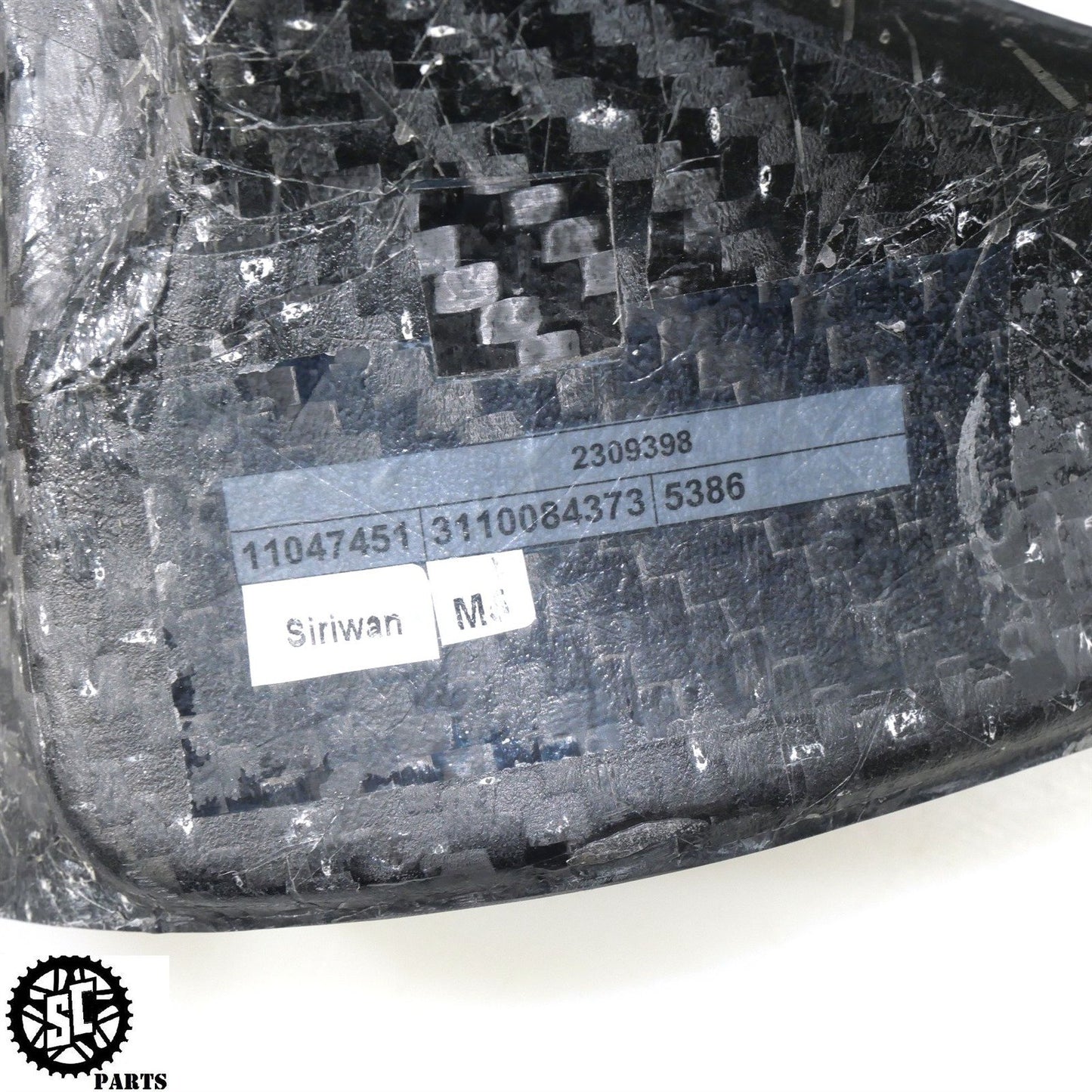 13-17 TRIUMPH DAYTONA 675 R CARBON FIBER RIGHT INNER DASH FAIRING 2309398 T31