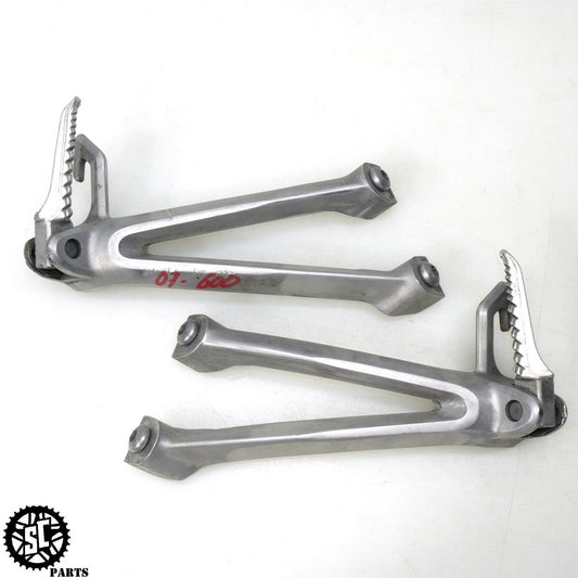 2007 SUZUKI GSXR 600 REAR PASSENGER BACK PEGS S71