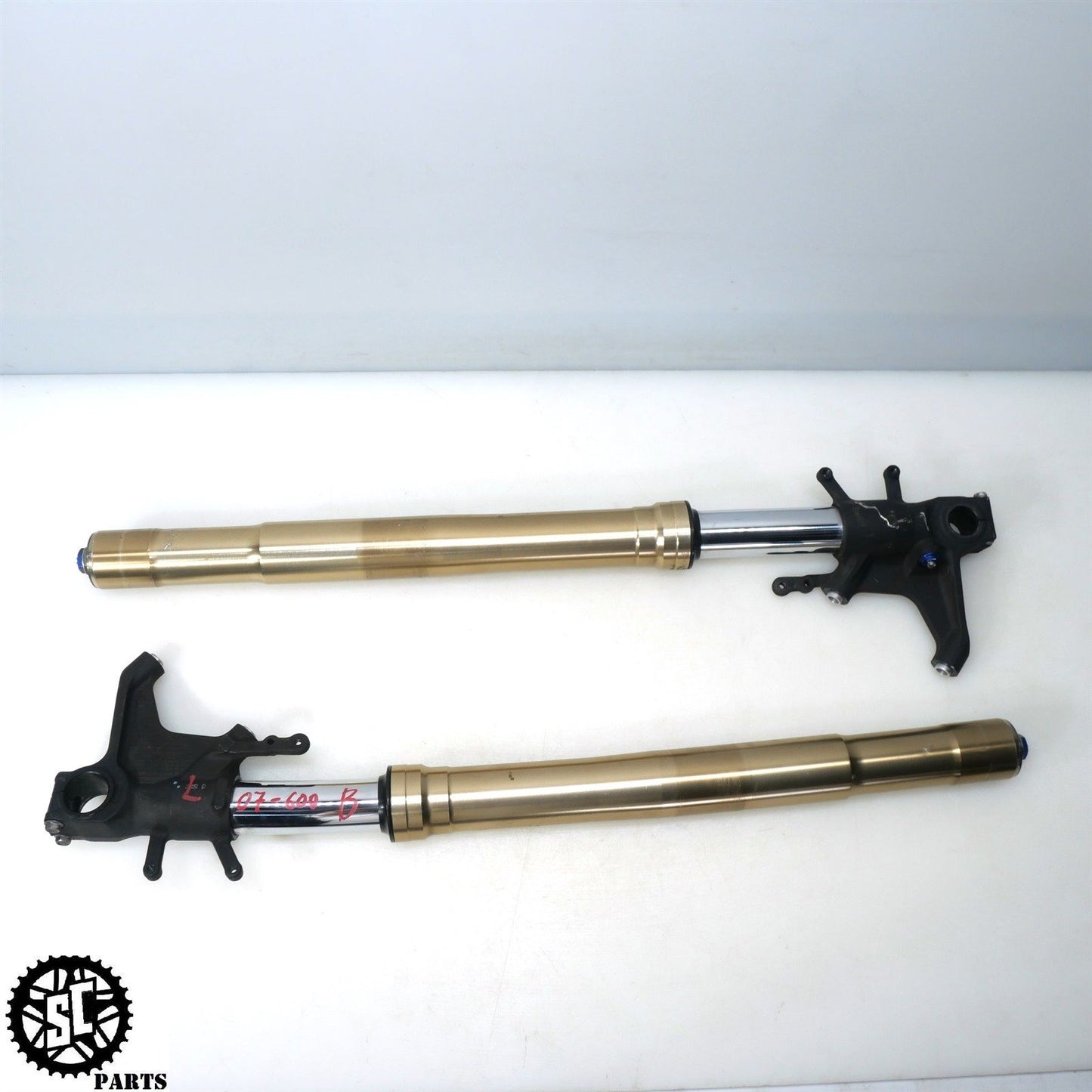 2007 SUZUKI GSXR 600 FRONT FORKS TUBES LEFT RIGHT SB S71