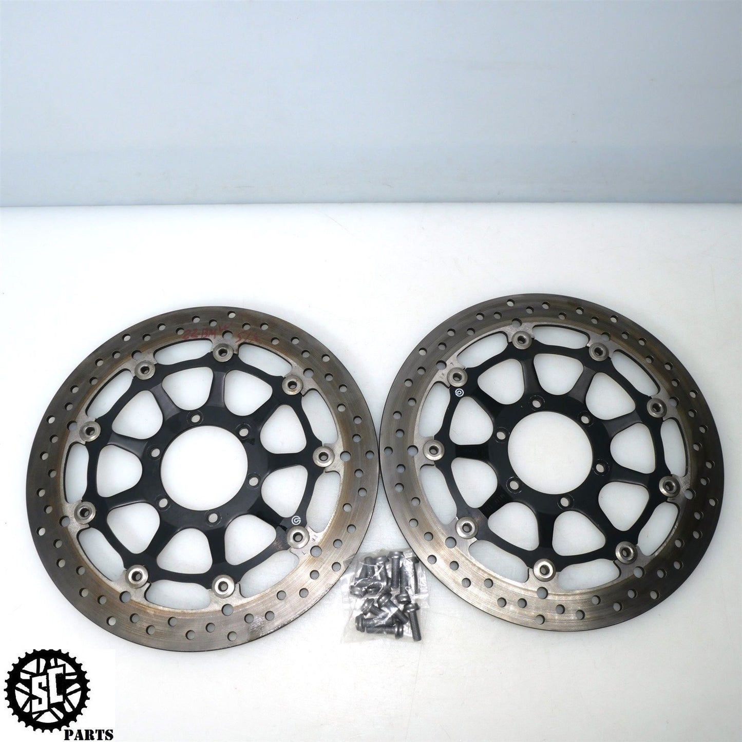 20-23 BMW S1000RR BREMBO FRONT BRAKE ROTORS DISC BREMBO 34118389001 B32