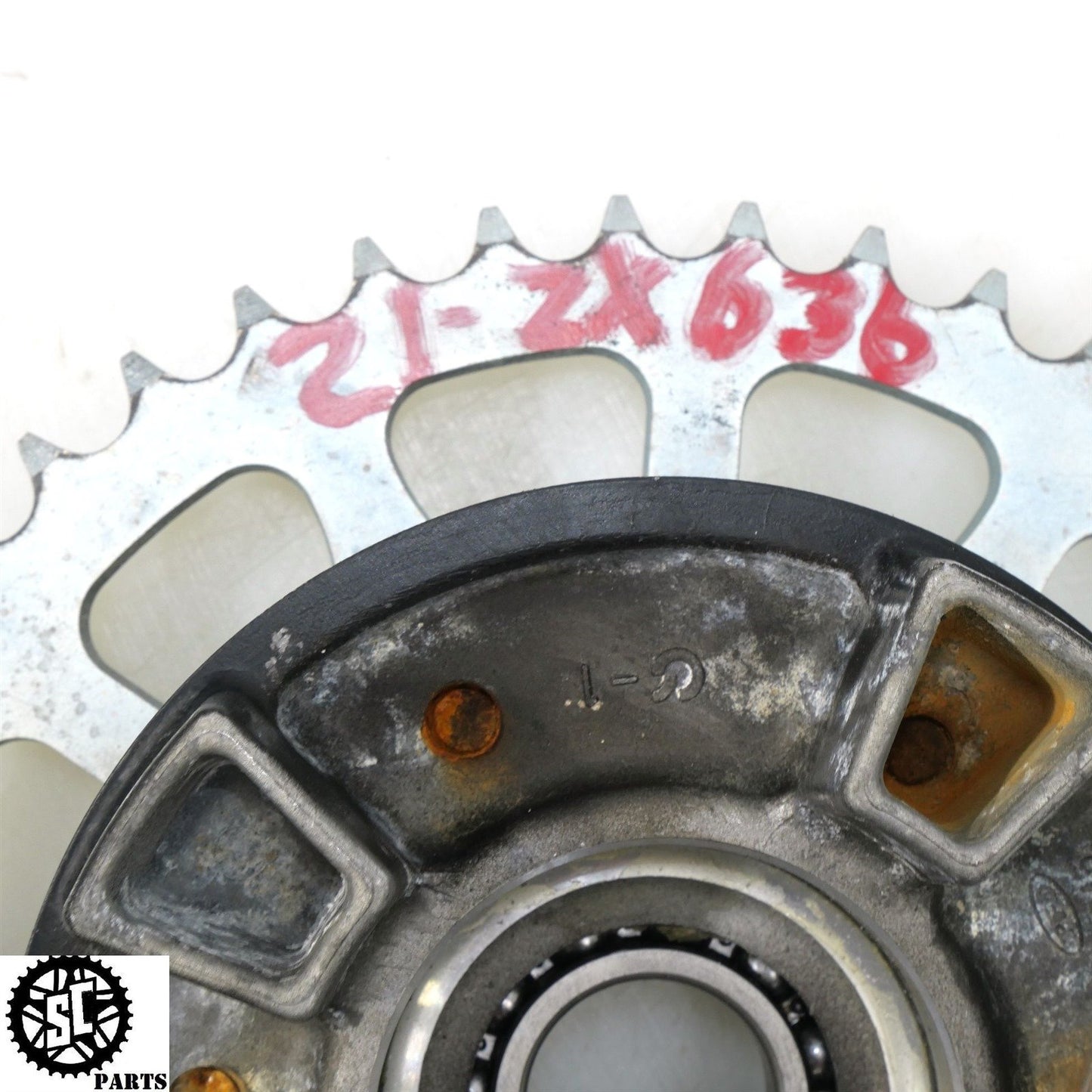 2022 19-23 KAWASAKI NINJA ZX6R 636 REAR SPROCKET HUB K34